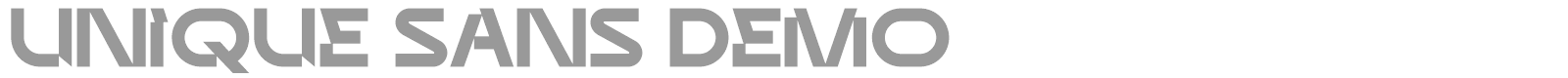 Unique Sans font preview